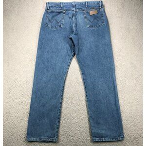 WRANGLER Jeans Mens 38x32 Cowboy Cut Original Fit Straight Leg 100% Cotton Jeans